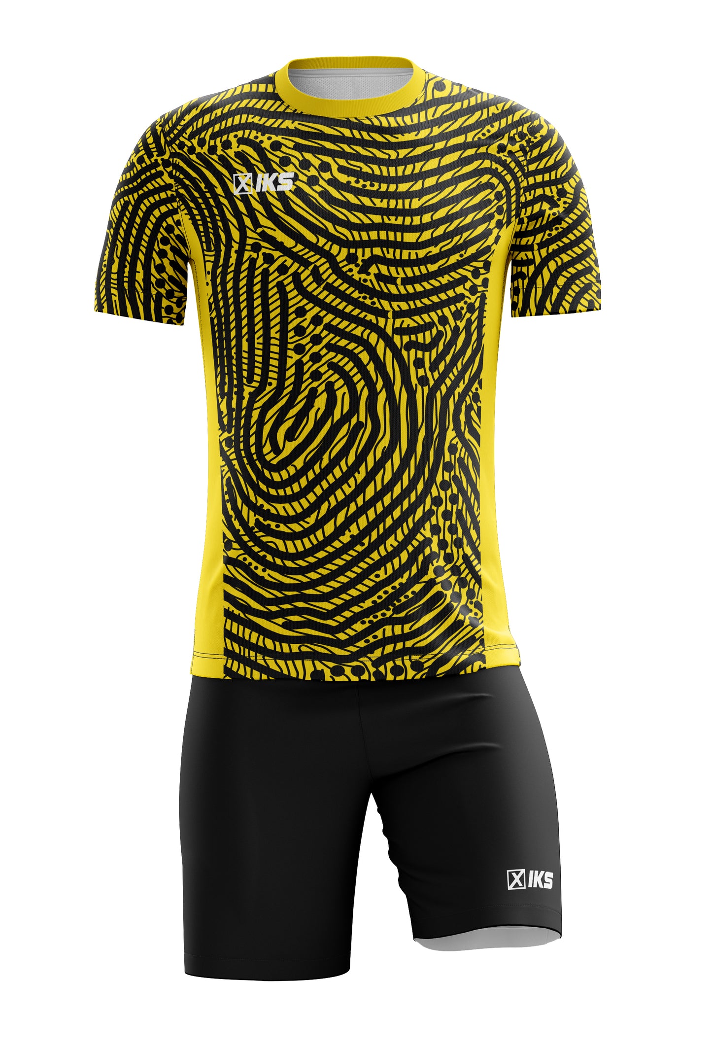COMPLETO CALCIO C358 GIALLO