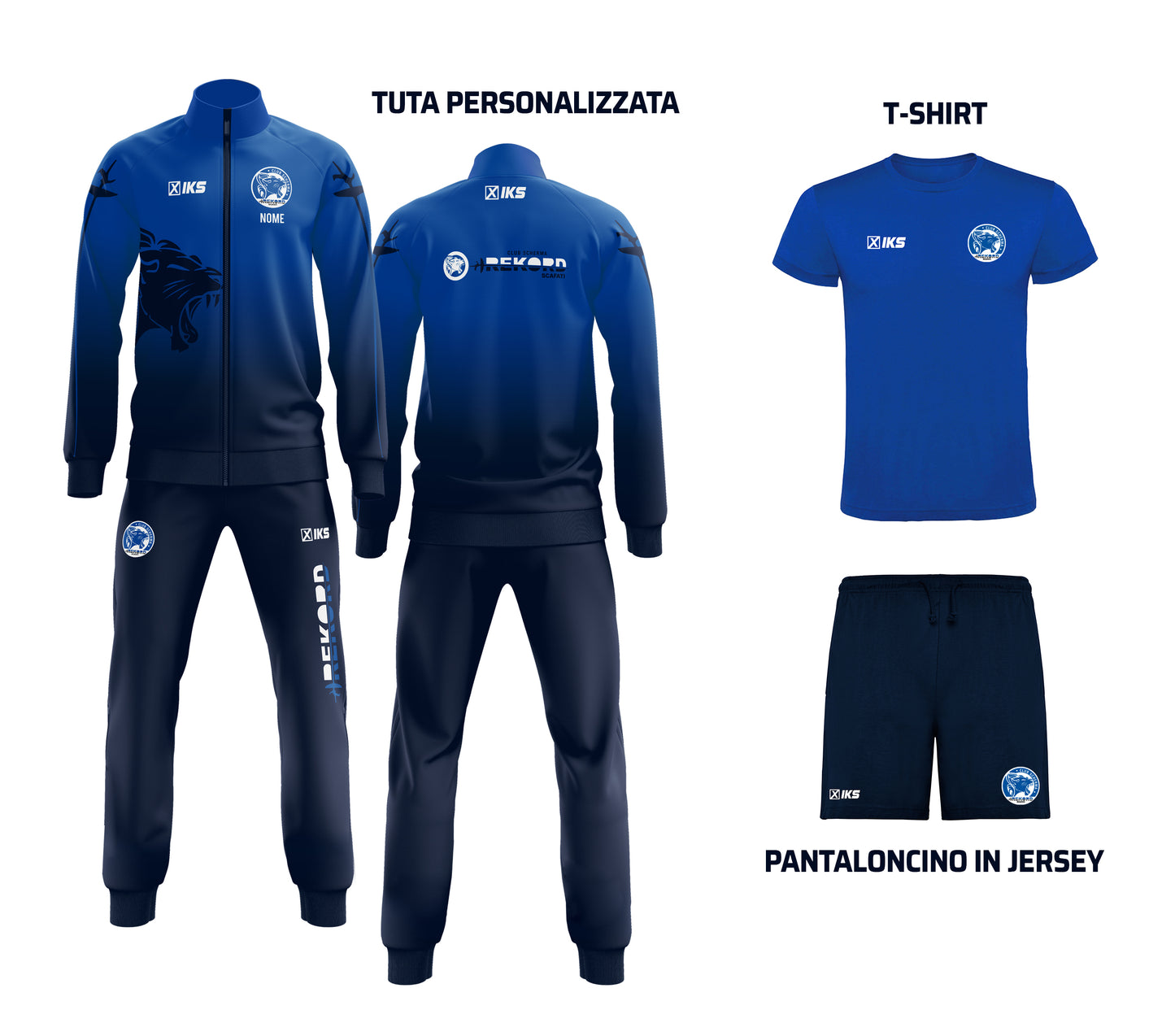 Kit Rekord - Tuta + T-shirt + Pantaloncino