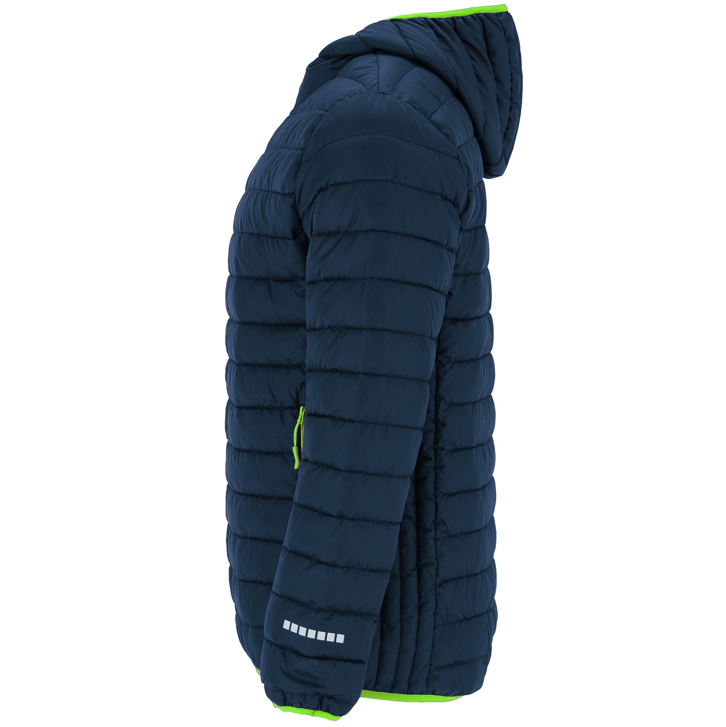 Parka sportivo uomo trapuntato con imbottitura in piuma