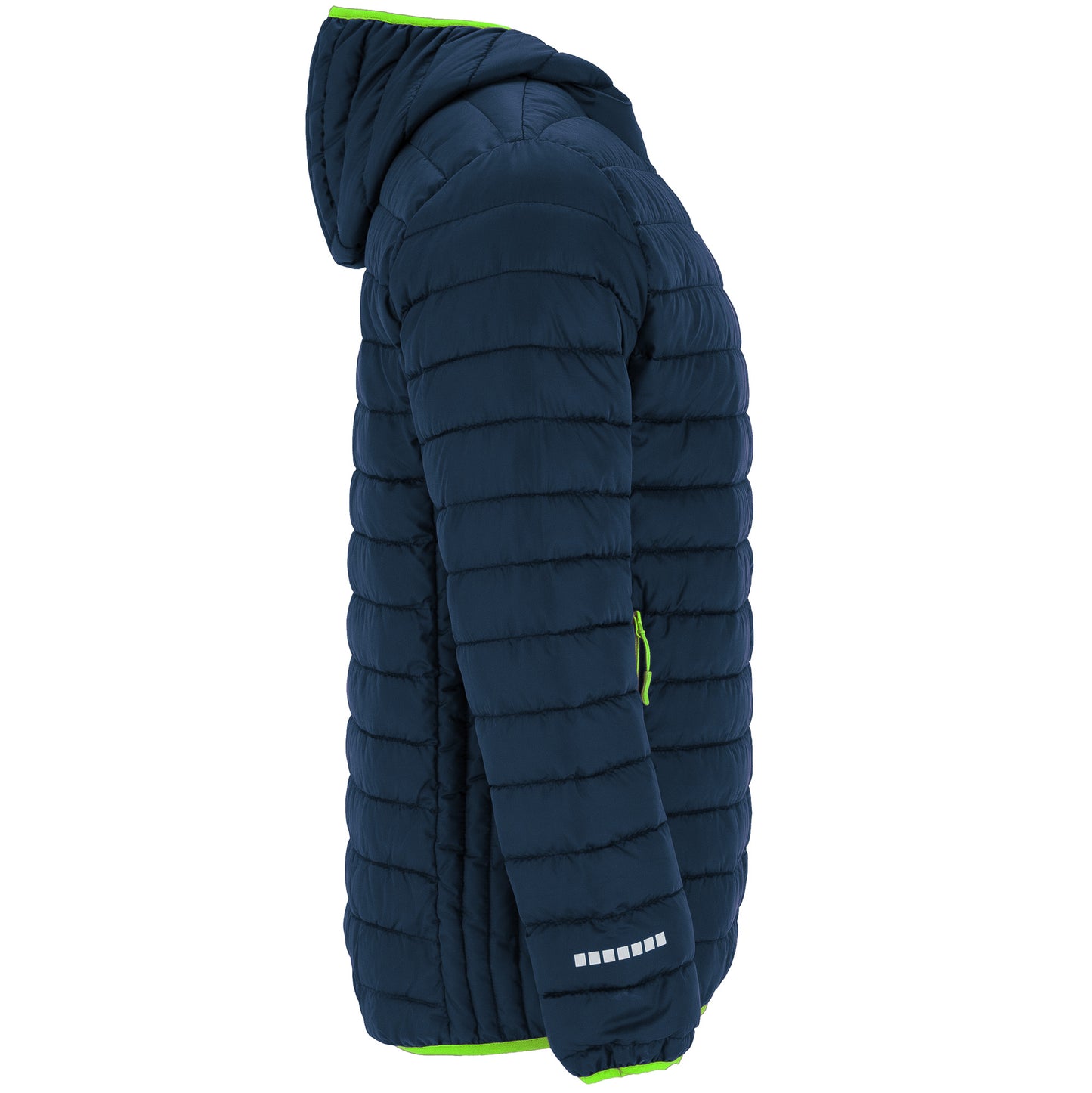 Parka sportivo uomo trapuntato con imbottitura in piuma