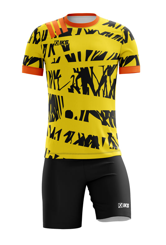 COMPLETO CALCIO C197 GIALLA