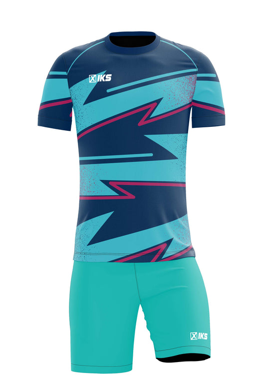 COMPLETO CALCIO C214 VERDE ACQUA