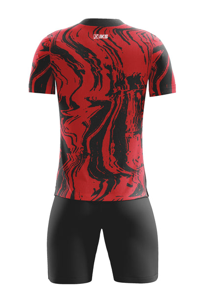 COMPLETO CALCIO C327 ROSSA
