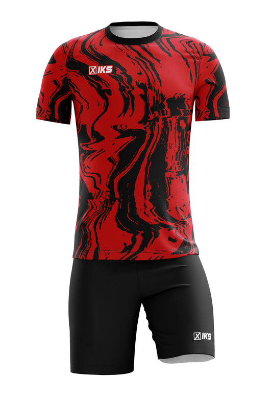 COMPLETO CALCIO C327 ROSSA
