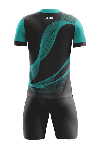 COMPLETO CALCIO C338 TURCHESE