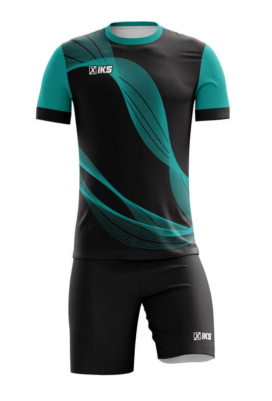 COMPLETO CALCIO C338 TURCHESE