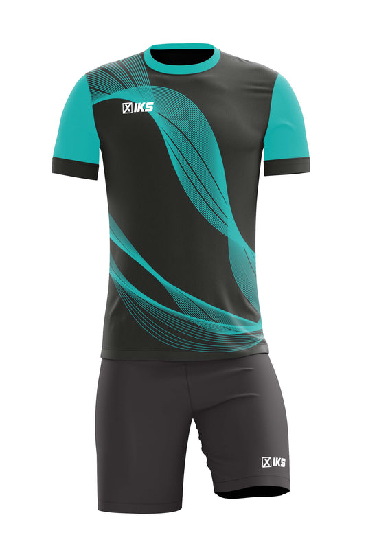 COMPLETO CALCIO C338 VERDE ACQUA