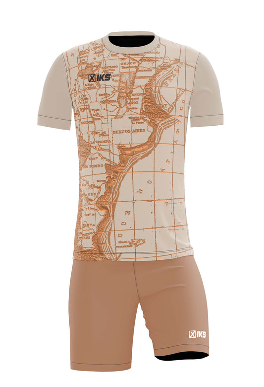 COMPLETO CALCIO C347 BEIGE