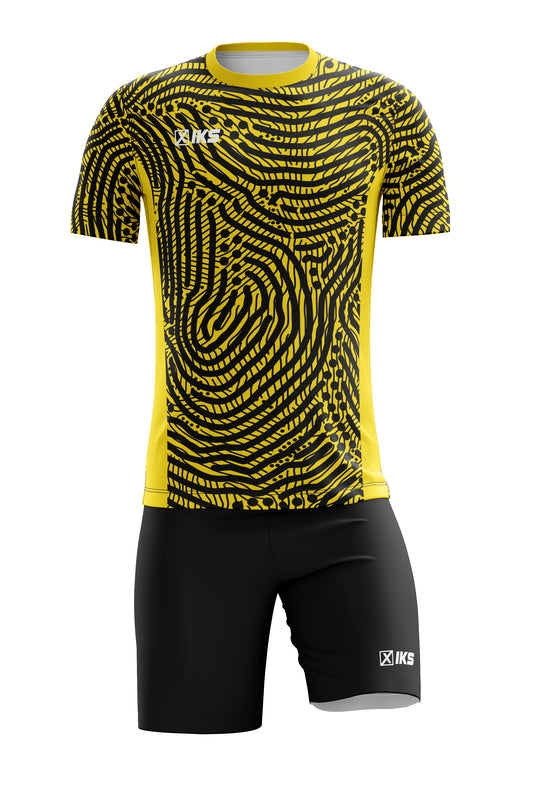 COMPLETO CALCIO C358 GIALLO