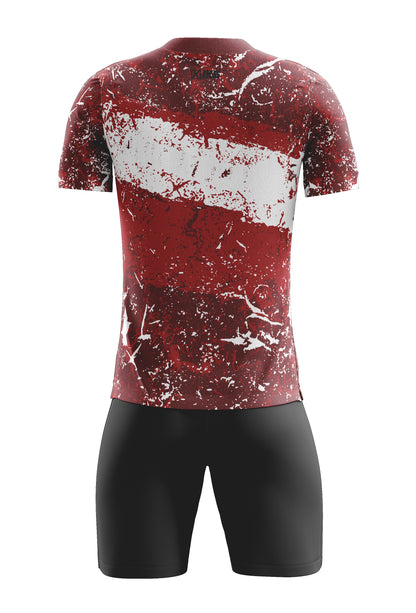 COMPLETO CALCIO C366 ROSSO