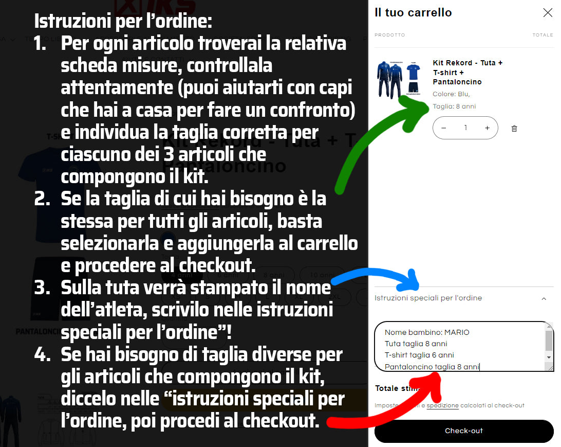 Kit Rekord - Tuta + T-shirt + Pantaloncino