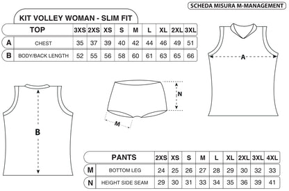 KIT VOLLEY FEMMINILE VF23