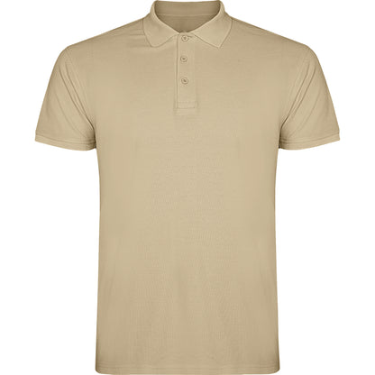 Polo uomo manica corta toni chiari