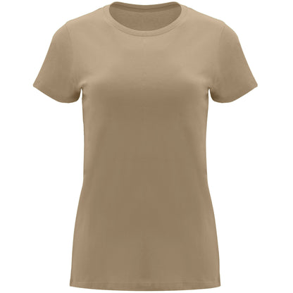 T-shirt donna manica corta toni chiari
