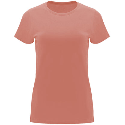 T-shirt donna manica corta toni chiari