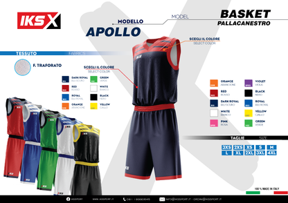KIT BASKET MASCHILE IKS IN SUBLIMATICO