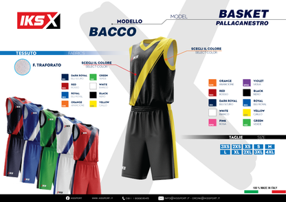 KIT BASKET MASCHILE IKS IN SUBLIMATICO