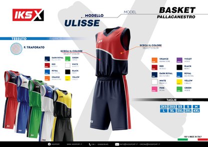 KIT BASKET MASCHILE IKS IN SUBLIMATICO